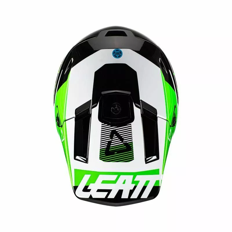 Leatt 2022 Youths Moto 3.5 Black Green Helmet - Unisex - Medium - Youth - Black/Green 5 Leatt 2022 Youths Moto 3.5 Black Green Helmet - Unisex - Medium - Youth - Black/Green - Image 3