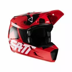 Leatt 2022 Youths Moto 3.5 Black Red Helmet - Unisex - Medium - Youth - Black/Red -Outlet Helmets Store L1022010230 4