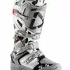 Leatt 2022 5.5 Flexlock Enduro JW22 Boots - Unisex - 8 - Adult - Grey/White -Outlet Helmets Store L3021100121