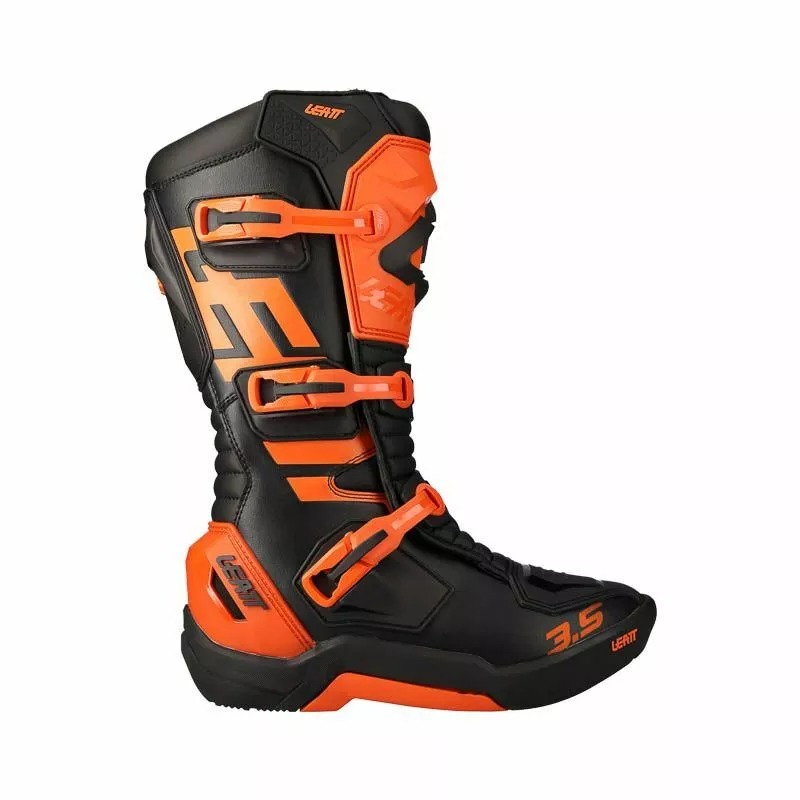 Leatt 2022 3.5 Black Orange Boots - Unisex - 9 - Adult - Black/Orange 7 Leatt 2022 3.5 Black Orange Boots - Unisex - 9 - Adult - Black/Orange - Image 5