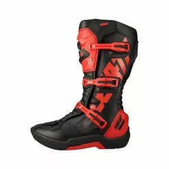 Leatt 2022 3.5 Black Red Boots - Unisex - 8 - Adult - Black/Red -Outlet Helmets Store L3022060191 4