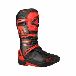 Leatt 2022 3.5 Black Red Boots - Unisex - 8 - Adult - Black/Red -Outlet Helmets Store L3022060191 5