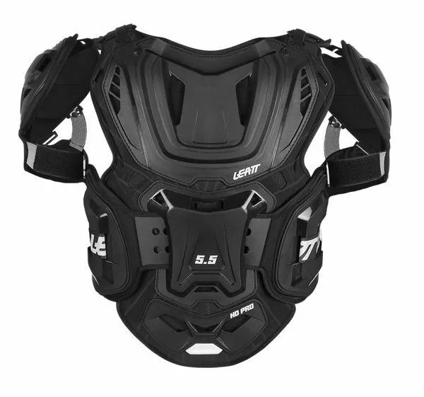 Leatt 5.5 Pro Black HD Chest Protector - Unisex - One Size - Adult - Black 5 Leatt 5.5 Pro Black HD Chest Protector - Unisex - One Size - Adult - Black - Image 3