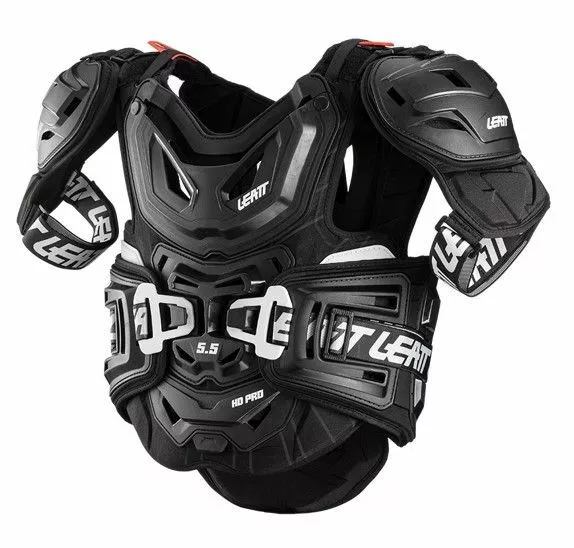 Leatt 5.5 Pro Black HD Chest Protector - Unisex - One Size - Adult - Black 4 Leatt 5.5 Pro Black HD Chest Protector - Unisex - One Size - Adult - Black - Image 2