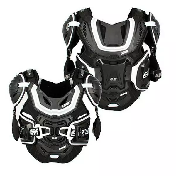 Leatt 5.5 Pro Black HD Chest Protector - Unisex - One Size - Adult - Black 3 Leatt 5.5 Pro Black HD Chest Protector - Unisex - One Size - Adult - Black