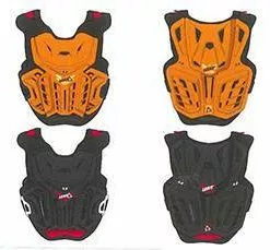 Leatt 4.5 Junior Chest Protector - Unisex - Small - Youth - Black/Red