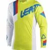 Leatt GPX 5.5 Ultraweld Jersey - Lime/White - M -Outlet Helmets Store L5018700141
