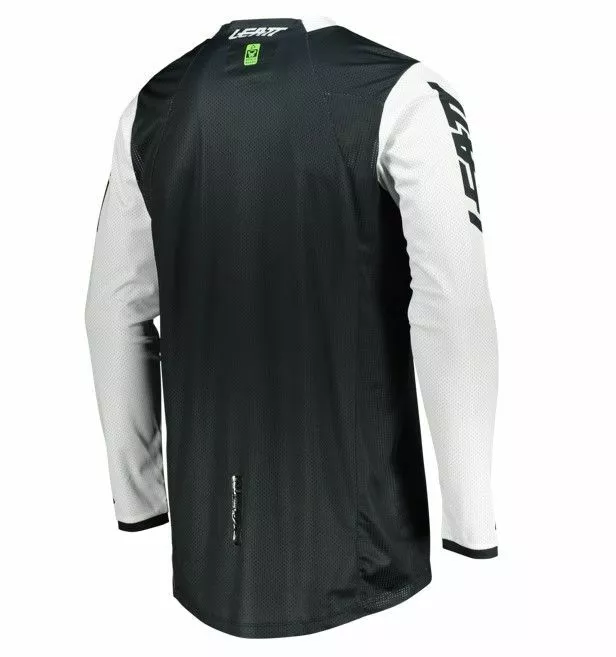 Leatt 2022 Moto 4.5 Lite Black Jersey - Unisex - Small - Adult - Black 6 Leatt 2022 Moto 4.5 Lite Black Jersey - Unisex - Small - Adult - Black - Image 4