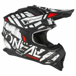 Oneal 23 2SRS HL GLITCH BK/WT MD 7 Oneal 23 2SRS HL GLITCH BK/WT MD -Outlet Helmets Store ON0200161 p 2