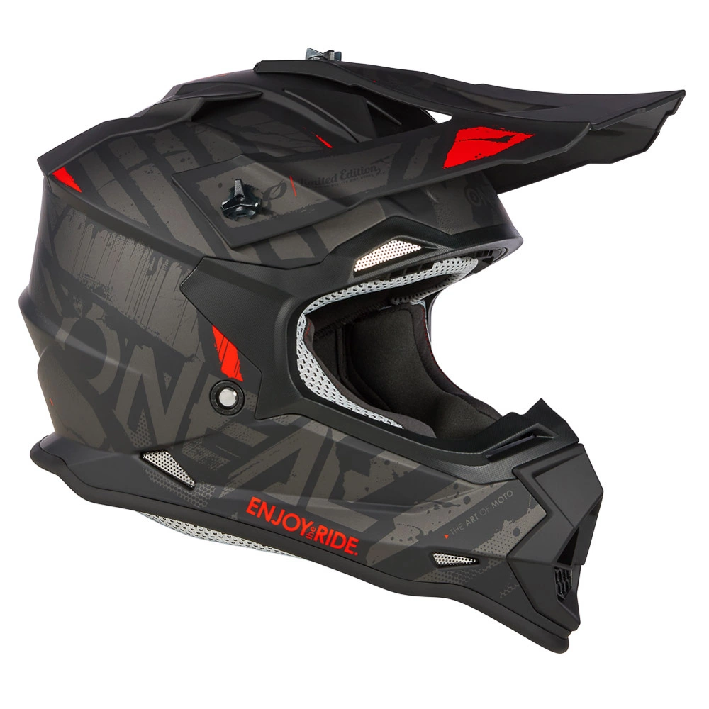 Oneal 2023 Youth 2 Series Glitch Black Grey Helmet - Unisex - Small 5 Oneal 2023 Youth 2 Series Glitch Black Grey Helmet - Unisex - Small - Image 3