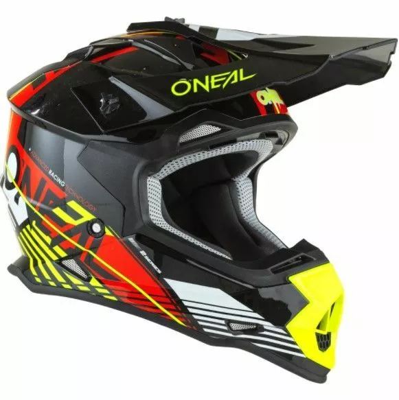 Oneal 2022 Youth 2 Series Rush V.22 Red Neon Yellow Helmets - Unisex - Small - Youth - Red/Yellow 4 Oneal 2022 Youth 2 Series Rush V.22 Red Neon Yellow Helmets - Unisex - Small - Youth - Red/Yellow - Image 2