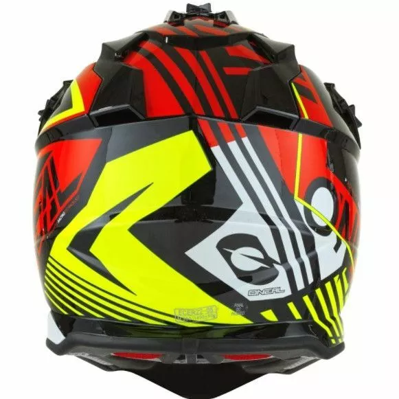Oneal 2022 Youth 2 Series Rush V.22 Red Neon Yellow Helmets - Unisex - Small - Youth - Red/Yellow 6 Oneal 2022 Youth 2 Series Rush V.22 Red Neon Yellow Helmets - Unisex - Small - Youth - Red/Yellow - Image 4