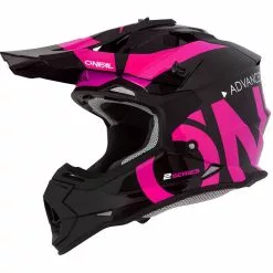 Oneal Youth 2 Series Slick Black Pink Helmet