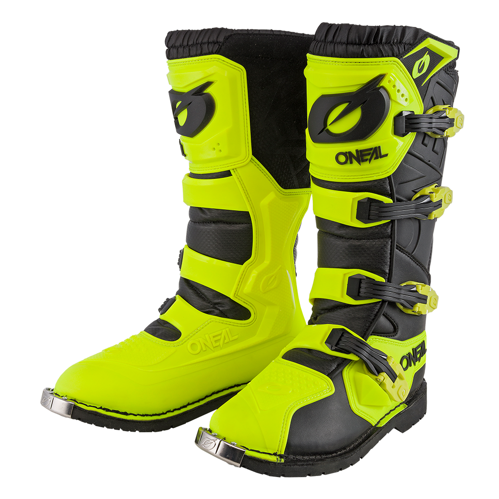 Oneal Rider Pro Boots - Neon Yellow/Black - 7 3 Oneal Rider Pro Boots - Neon Yellow/Black - 7
