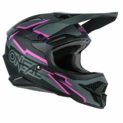 Oneal 3 Series Voltage Helmet - Black/Pink - L