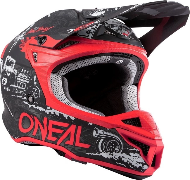 Oneal 5 Series Hotrod Black And Red Helmet 4 Oneal 5 Series Hotrod Black And Red Helmet - Image 2