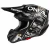 Oneal 2023 5 Series Attack Helmet - Black/White - XS -Outlet Helmets Store ON0628170 p