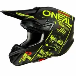 Oneal 2023 5 Series Attack Helmet - Black/Yellow - XS