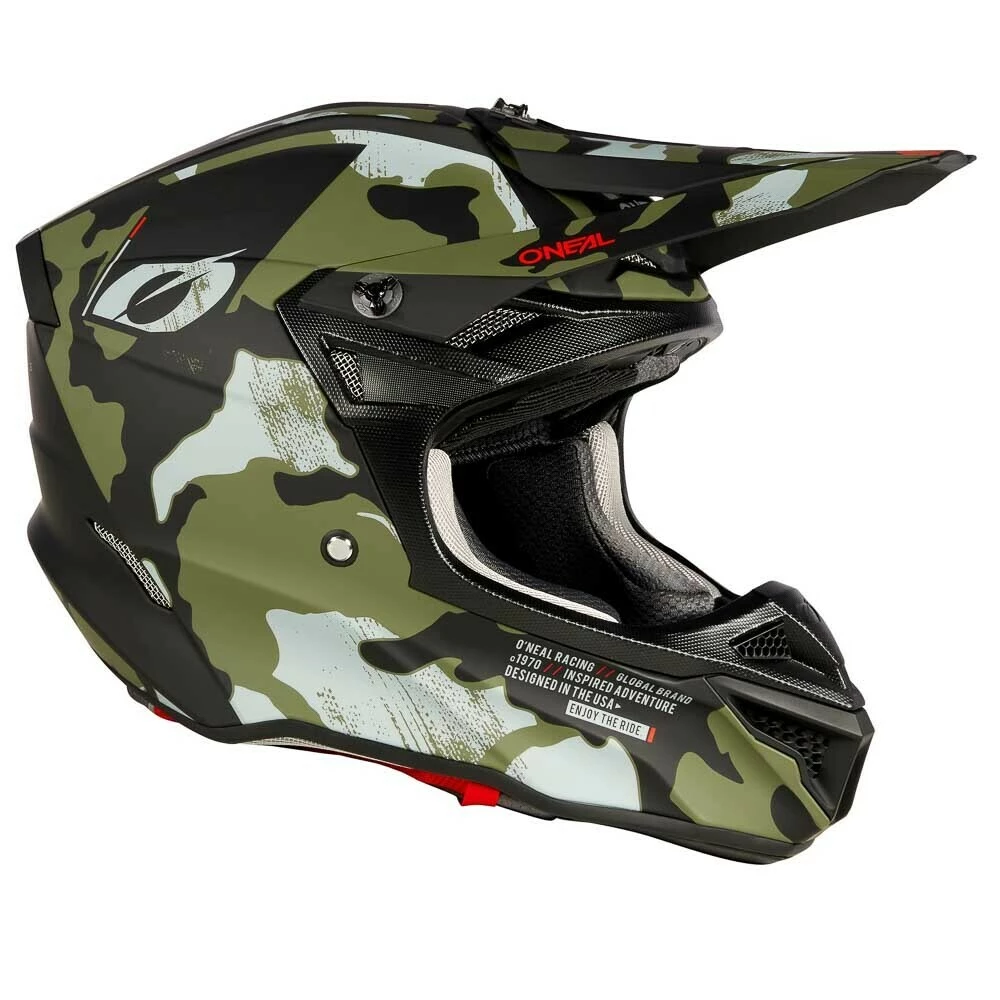 Oneal 2023 5 Series Helmet - Black/Green - S 5 Oneal 2023 5 Series Helmet - Black/Green - S - Image 3
