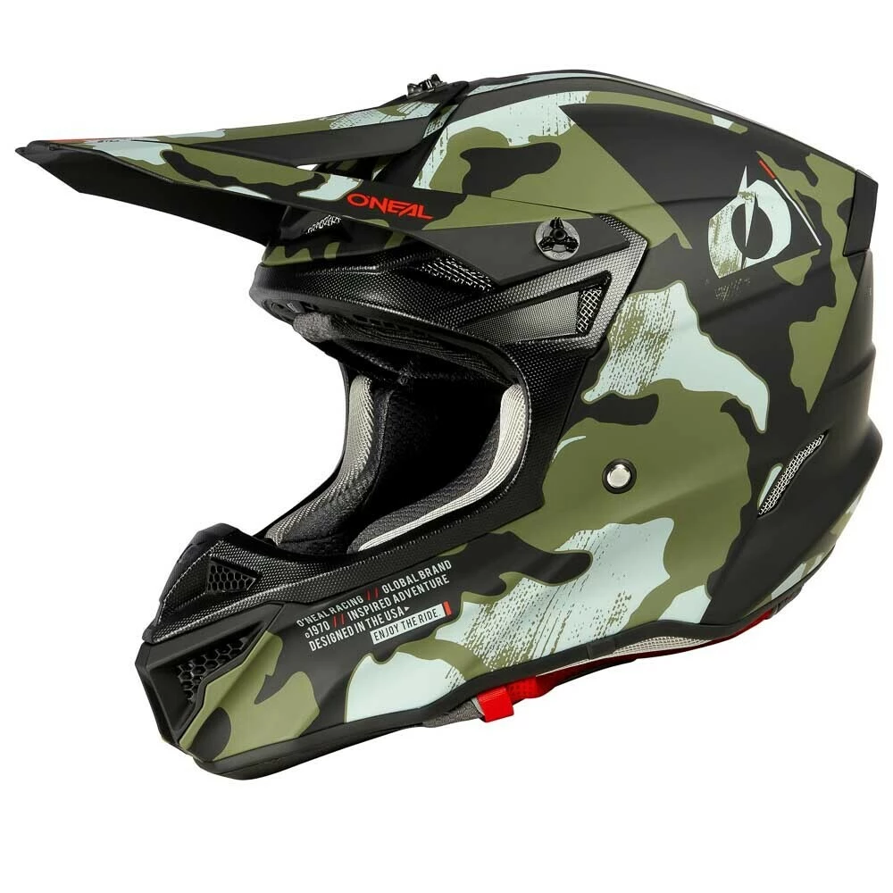 Oneal 2023 5 Series Helmet - Black/Green - S 3 Oneal 2023 5 Series Helmet - Black/Green - S