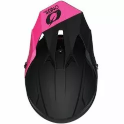 Oneal 2022 1 Series Solid Black Pink Helmet - Unisex - Large - Adult - Black/Pink -Outlet Helmets Store ON0632174 2