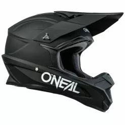 Oneal 2023 Youth 1 Series Solid Black Helmet - Unisex - Medium - Youth - Black -Outlet Helmets Store ON0632203 1