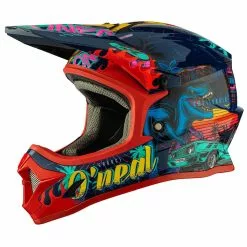 Oneal 2023 Youth 1 Series Rex Multi Helmet - Unisex - Medium - Youth - Multi