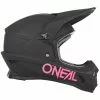 Oneal 22 1SRS HL SOLID BK/PNK YT M -Outlet Helmets Store ON0632263