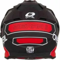 Oneal 2022 Sierra II Comb Black Red Helmet - Unisex - Small - Adult - Black/Red -Outlet Helmets Store ON0818C02 2