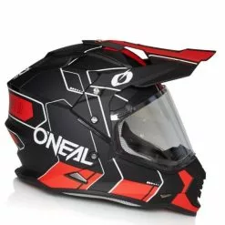 Oneal 2022 Sierra II Comb Black Red Helmet - Unisex - Small - Adult - Black/Red