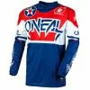 Oneal 2022 Youth Element Warhawk Blue Red Jersey - Unisex - Medium - Youth - Blue/Red -Outlet Helmets Store ONE001423