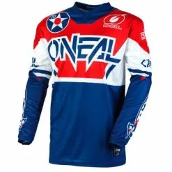 Oneal 2022 Youth Element Warhawk Blue Red Jersey - Unisex - Medium - Youth - Blue/Red