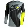 Oneal 2022 Element Racewear V.22 Black Grey Neon Yellow Jersey - Unisex - Large - Adult - Black/Grey/Yellow -Outlet Helmets Store ONE003204