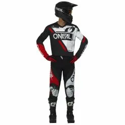 Oneal 2023 Element Shocker Black Red Jersey - Red - Small - Adult -Outlet Helmets Store ONE004302 p 2