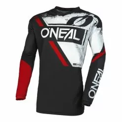 Oneal 2023 Element Shocker Black Red Jersey - Red - Small - Adult