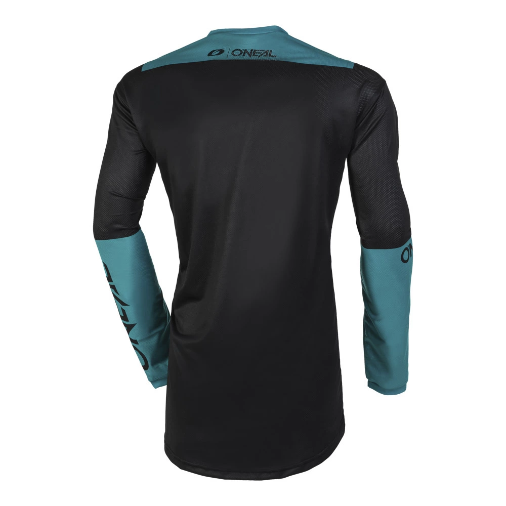 Oneal 2023 Element Threat Air Black Teal Jersey - Black - Small - Adult 4 Oneal 2023 Element Threat Air Black Teal Jersey - Black - Small - Adult - Image 2