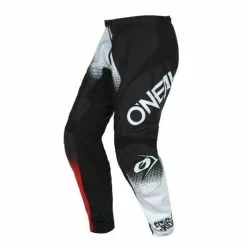 Oneal 2022 Youth Element Racewear V.22 Black White Red Pants - Unisex - 18 - Youth - Black/White/Red