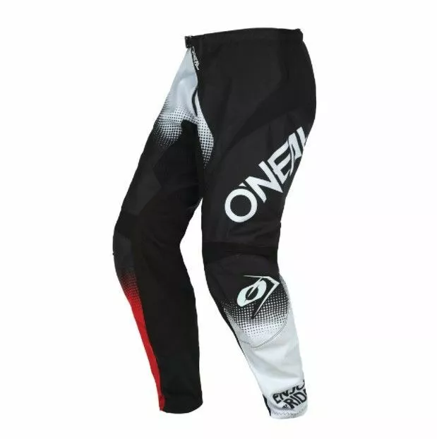 Oneal 2022 Element Racewear V.22 Black White Red Pants - Unisex - 28 - Adult - Black/White/Red 3 Oneal 2022 Element Racewear V.22 Black White Red Pants - Unisex - 28 - Adult - Black/White/Red