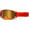 ACCUTRONIX 100% Armega Litkit Gold Gold Flash Mirror Goggles -Outlet Helmets Store ONE5071035402