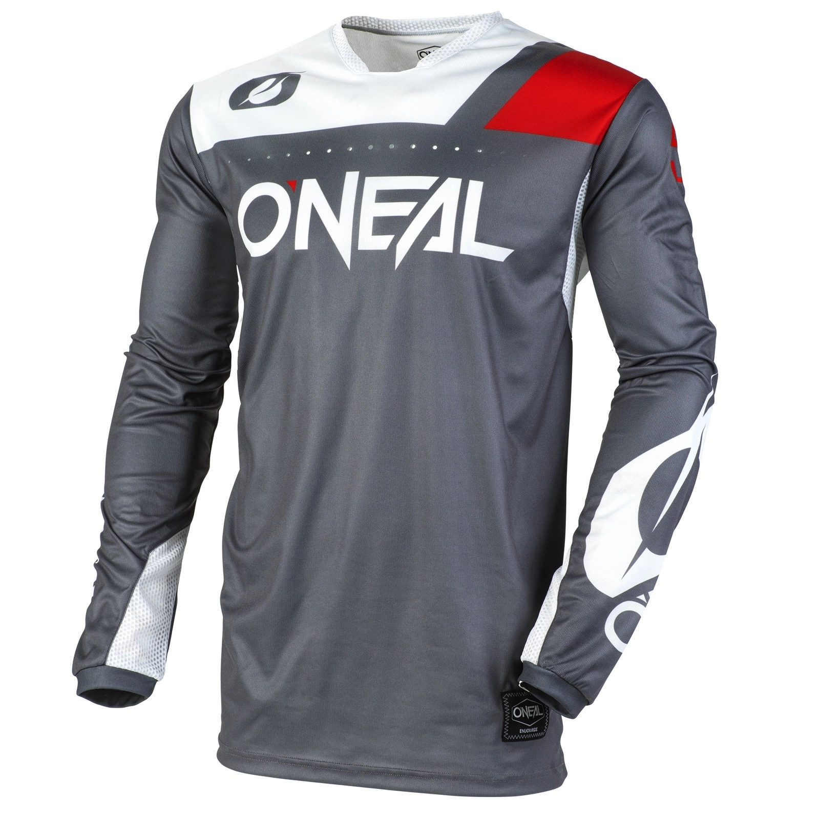 Oneal Hardwear Reflexx Grey White Jersey - Small - Adult 3 Oneal Hardwear Reflexx Grey White Jersey - Small - Adult