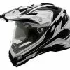 #ONEAL SIERRA DUAL SPORT HL WT/BK XS -Outlet Helmets Store ONH37WHBK2