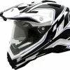 #ONEAL SIERRA DUAL SPORT HL WT/BU XS 1 #ONEAL SIERRA DUAL SPORT HL WT/BU XS -Outlet Helmets Store ONH37WHBU2