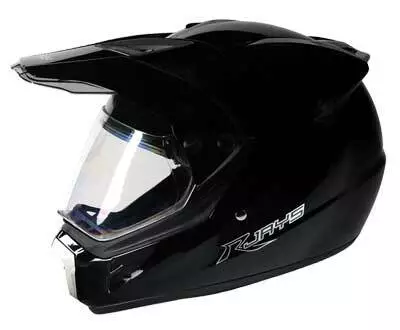 Rjays Dakar Gloss Black Helmet 3 Rjays Dakar Gloss Black Helmet