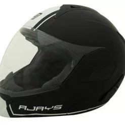 Rjays Tourtech III Matte Black White Helmet - White - X-Small - Adult