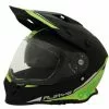 Rjays Dakar II Matte Black Hi Viz Helmet - Black - Small - Adult -Outlet Helmets Store RJH86MBHV3 p