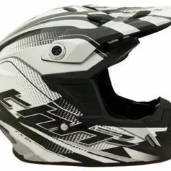 THH Youth TX-15 Race Black Silver Helmet - Black - L - Youth