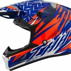 THH Youth T710X Assault Helmet - Blue/Orange - S