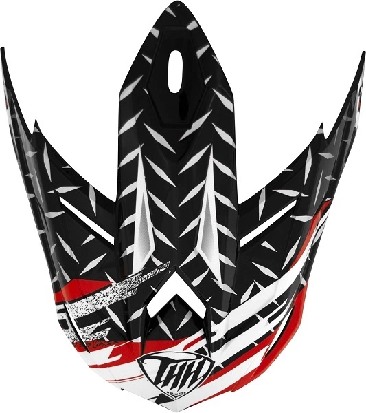 THH Youth T710X Assault Matte White Red Helmet - Unisex - Small - Youth - White/Red 4 THH Youth T710X Assault Matte White Red Helmet - Unisex - Small - Youth - White/Red - Image 2