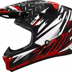 THH Youth T710X Assault Matte White Red Helmet - Unisex - Small - Youth - White/Red