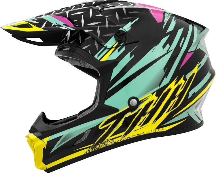 THH T710X Assault Teal Yellow Helmet - Unisex - X-Small - Adult - Teal/Yellow 3 THH T710X Assault Teal Yellow Helmet - Unisex - X-Small - Adult - Teal/Yellow